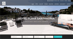 Desktop Screenshot of playasantandria.com